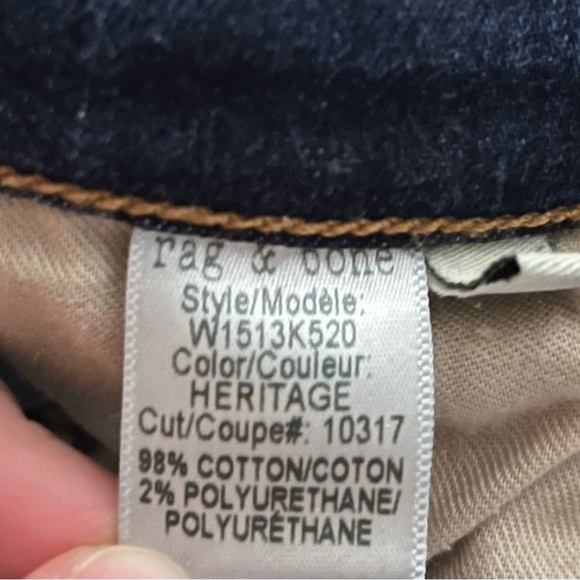 Rag and bones skinny jeans. Size 28. - Picture 5 of 5
